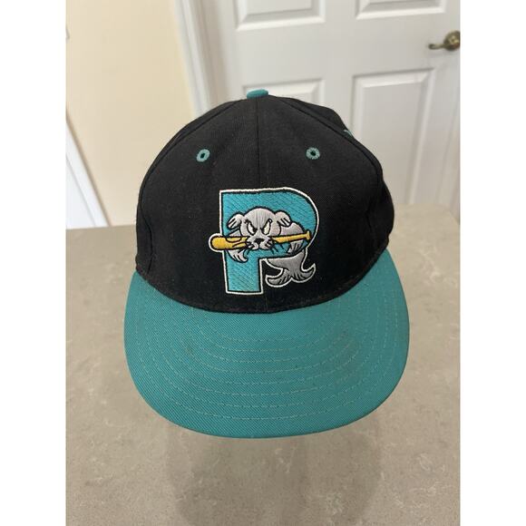 Vintage Portland Sea Dogs Hat Made USA Pro Line Snapback Size 7 3/4 - Picture 1 of 7